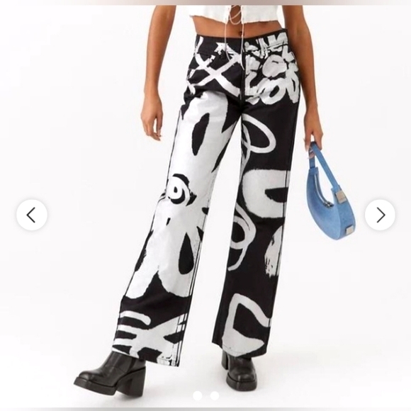 Nwt Bdg abstract jeans - Picture 1 of 11